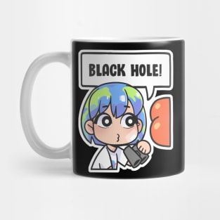 Earth Chan: Black Hole! Mug